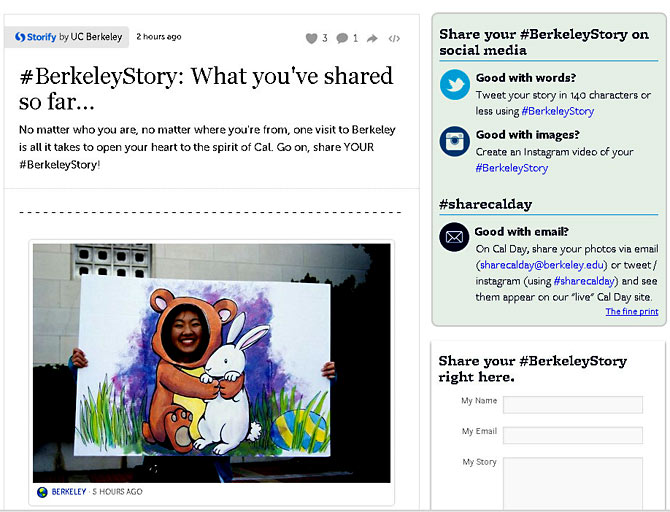 #BerkeleyStory webpage