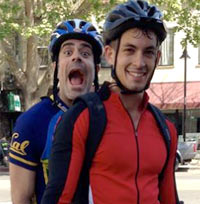 2 cyclists