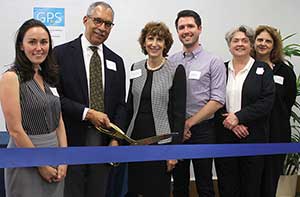 GPS Center ribbon cutting