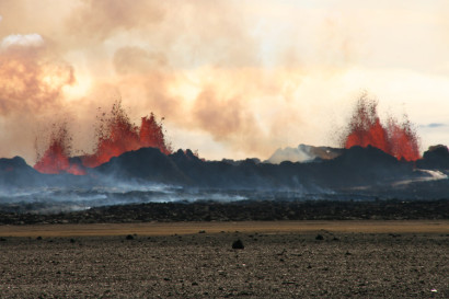 lava fountains, Iceland