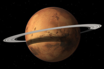 Mars and ring