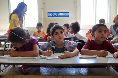 Syrian refugee students