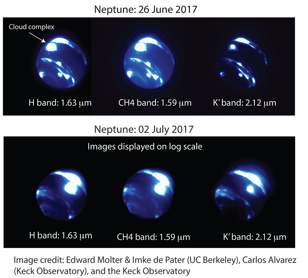multiple images of Neptune