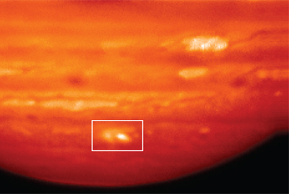 infrared image of Jupiter