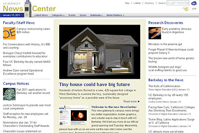 NewsCenter redesign