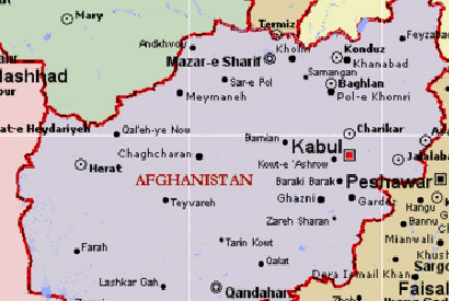 Afghanistan map