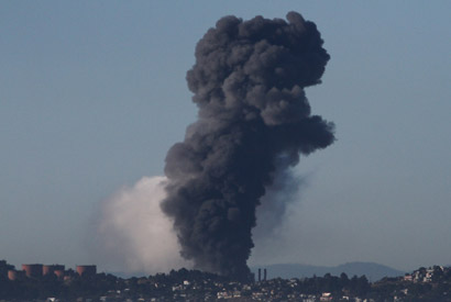 Chevron fire