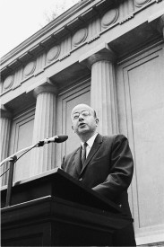 Berkeley's first chancellor, Clark Kerr.