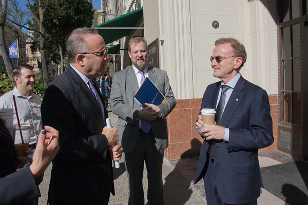 Darrell Steinberg with Randy Sheckman