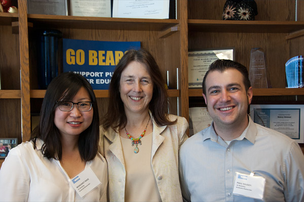 grad students with Nancy Skinner