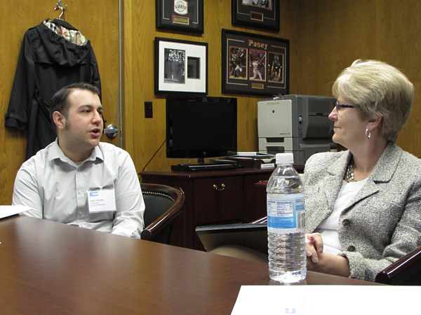 Yousefi with legislative aide