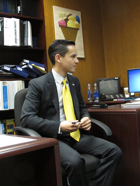 legislative aide David Garcia