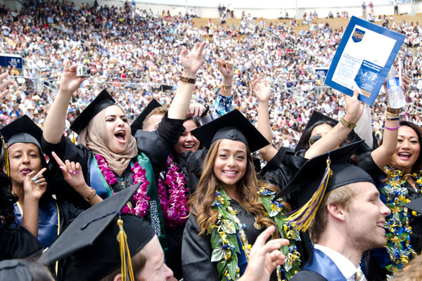 ecstatic grads