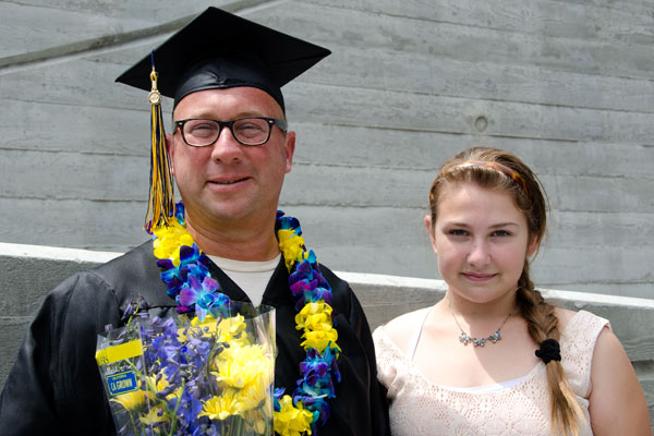 Anthony Beron, 51, and daughter Mary Anne, 12