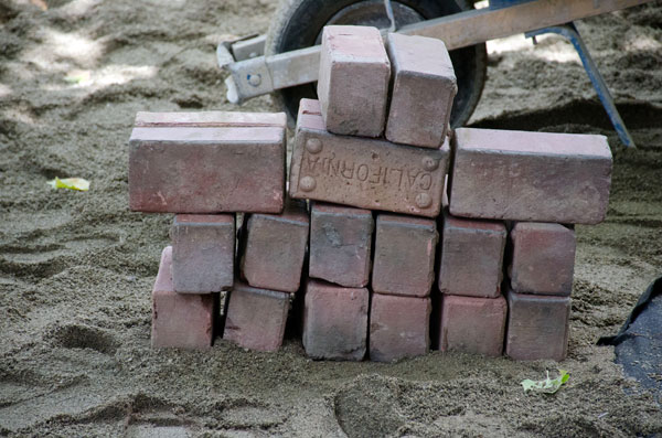 Bricks with the name California