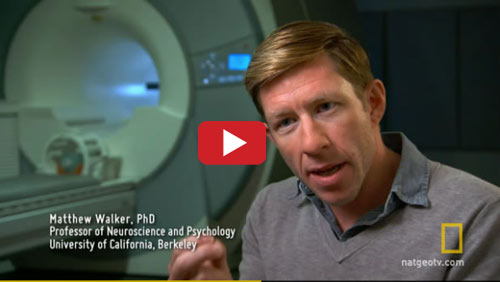 UC Berkeley neuroscientist Matthew Walker is featured in "Sleepless in America," a documentary that airs this Sunday, Nov. 30 on the National Geographic Channel