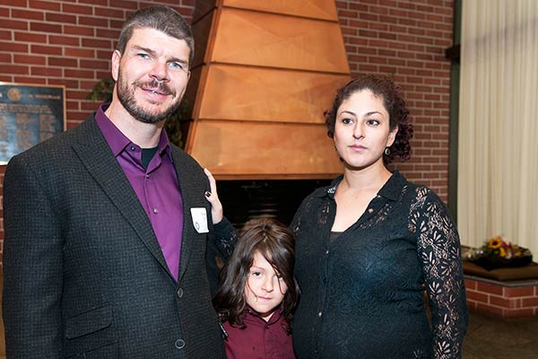 Steve Czifra, his wife and son