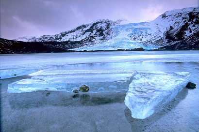 Iceland glacier