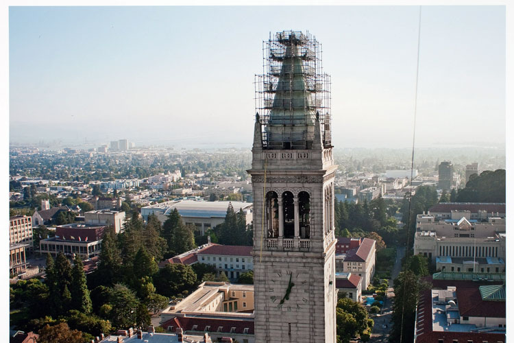 Campanile photo, as seen from a kite