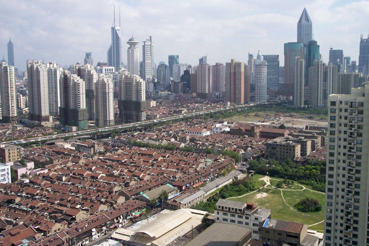 Shanghai's Puxi district