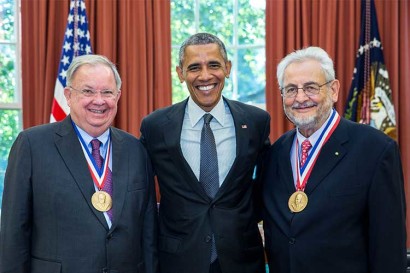 Charles Shank, President Obama, Claudio Pellegrini