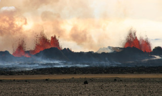 lava fountains, Iceland