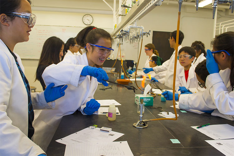 kids in a lab