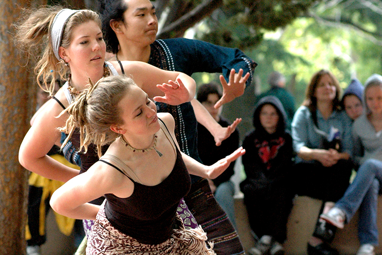 student dancers