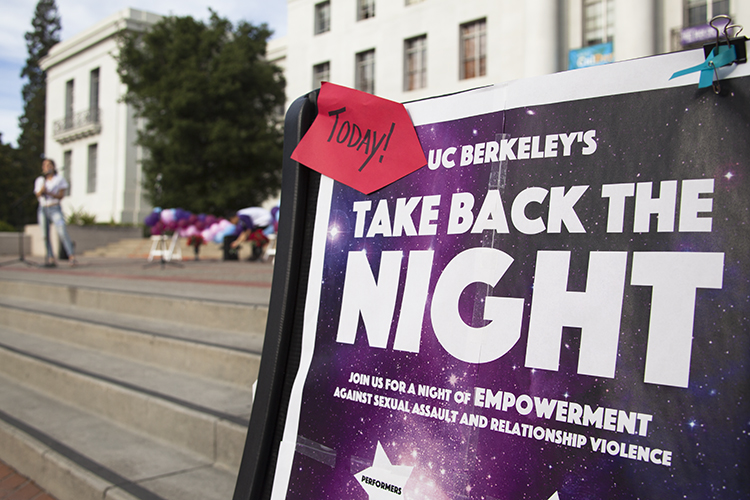 Take Back the Night sign