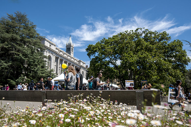 People on plaza