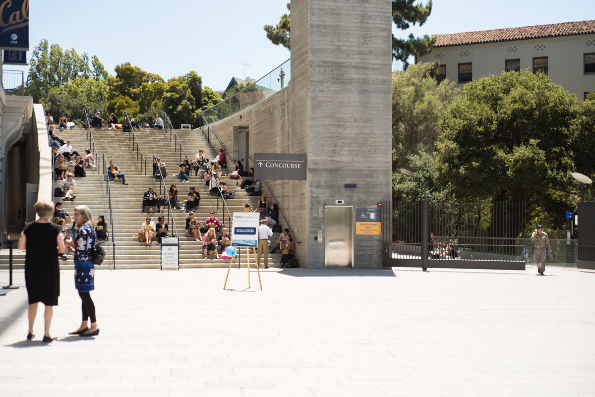 An outside shot of Memorial Stadium, where the NOW Conference was held