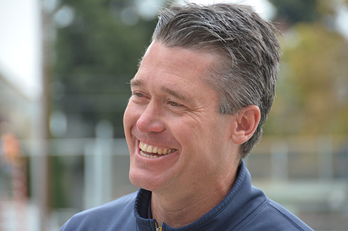Dave Durden, head coach of the Cal men's swimming and diving team, was assistant coach for Team USA at the 2016 Summer Olympics. (UC Berkeley photo by Hulda Nelson)
