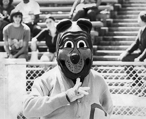 Oski in the 1960s. (Photo courtesy of Oski Committee)