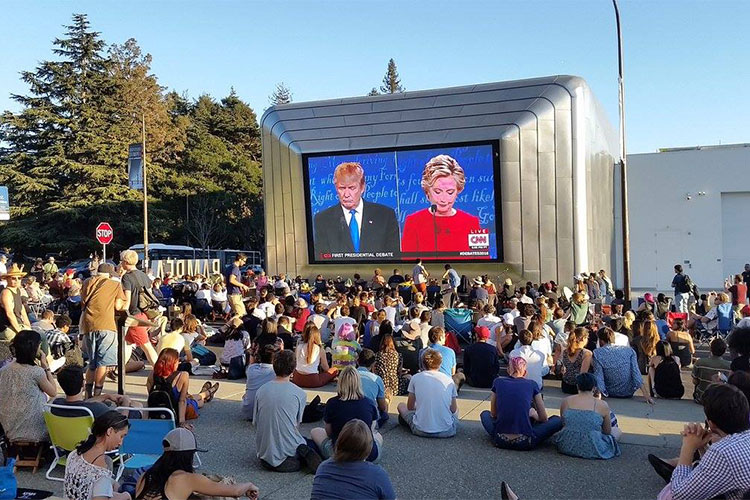 BAMPFA jumbo screen