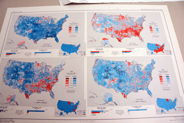 Nixon-McGovern maps