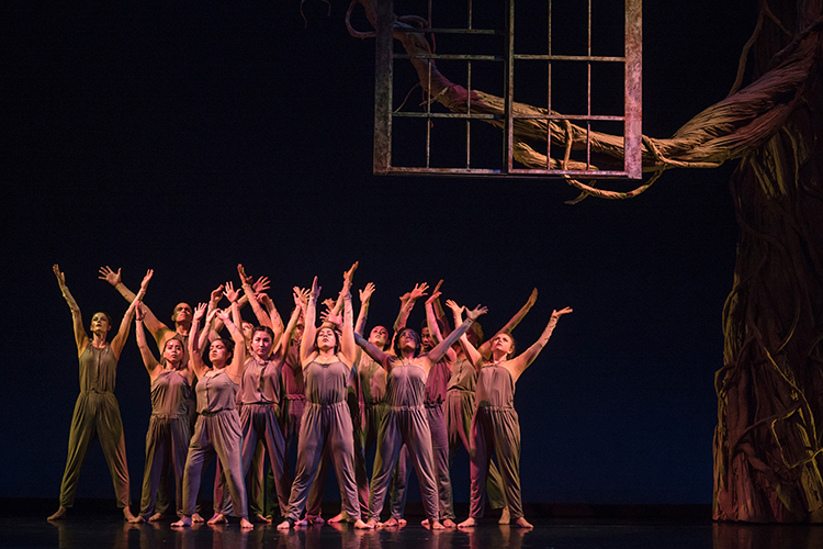 dancers on stage