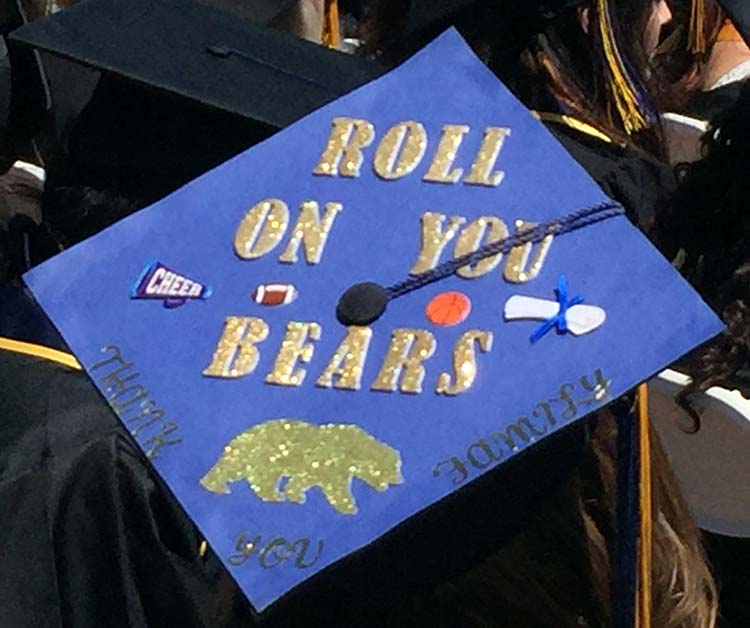 Cap reads Roll on you Bears