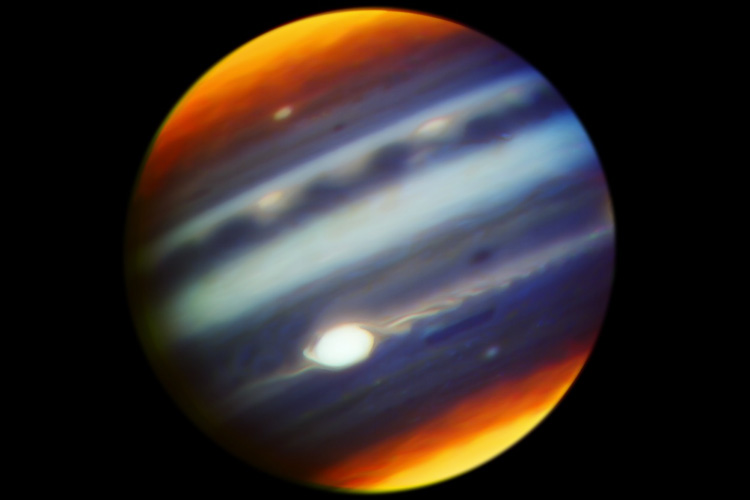 Jupiter in infrared