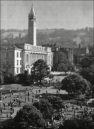 Wheeler Hall campus view in 1966.