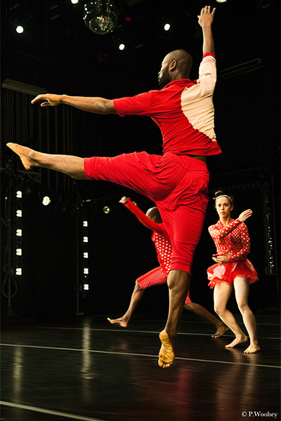 Clement Mensah performs in 'Moses(es)' at Zellerbach Hall.