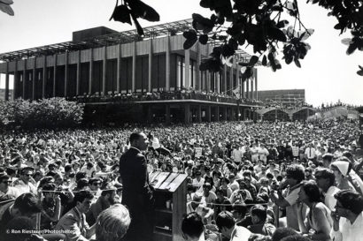 Martin Luther King Jr. speaking at UC Berkeley