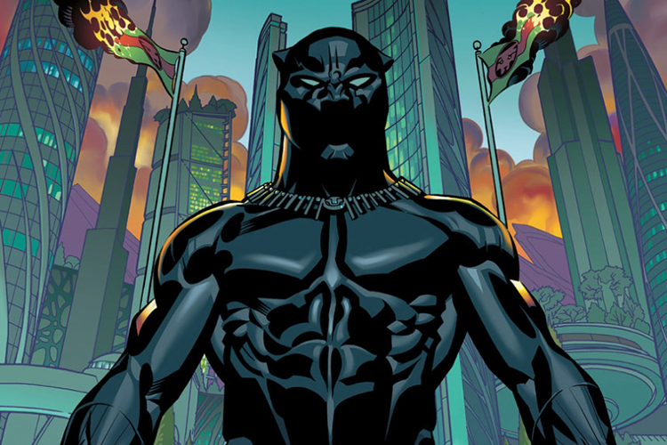 illustration of black panther