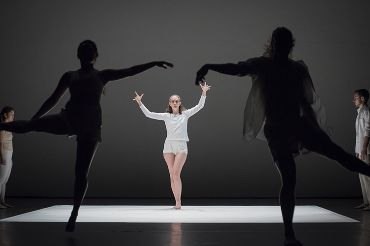 A dancer performing 'Agony Drag' by James Graham. 