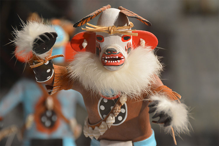 Hopi bear kachina doll