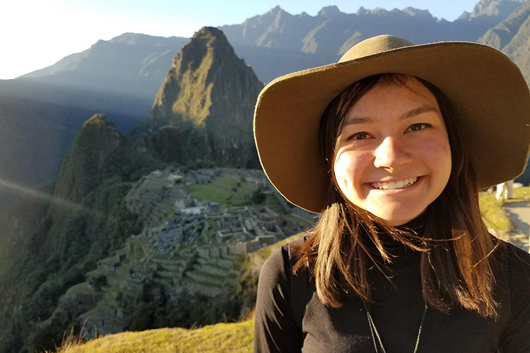 Natalea Schager portrait in Peru