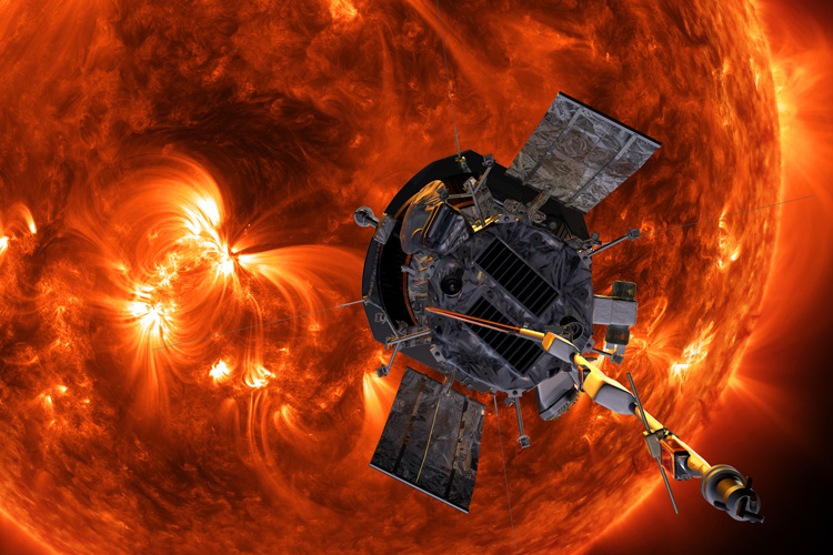 Parker Solar Probe near the sun