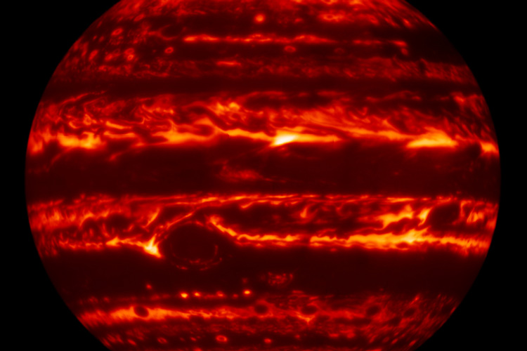 infrared image of Jupiter