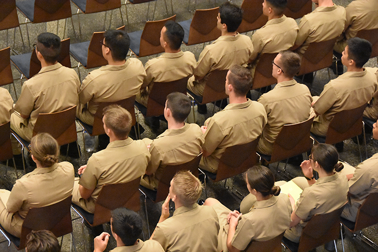 rows of cadets