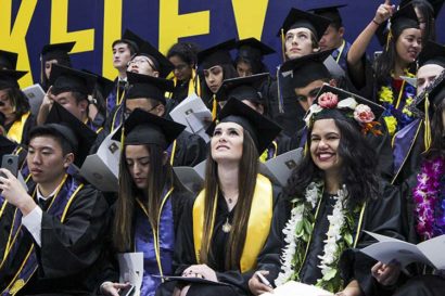 a crowd of graduates