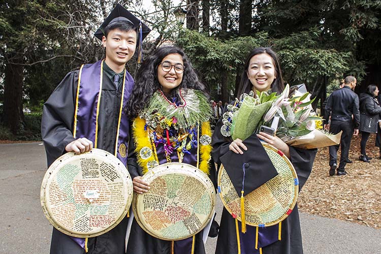 three graduates